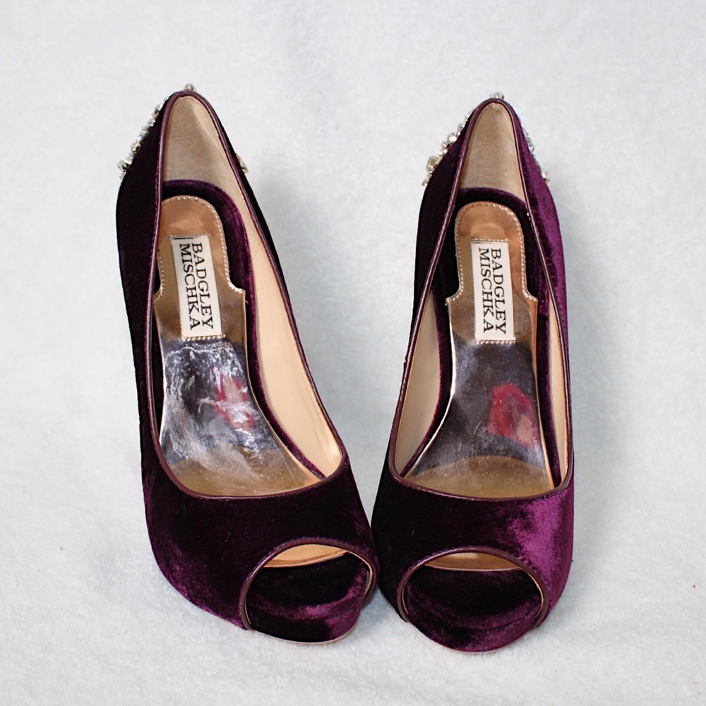 HP🖤 Like New! Badgley Mischka Heels - Picture 3 of 8